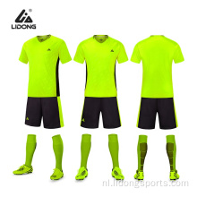 Nieuwste voetbaltraining Uniform Ademend Soccer Jerseys